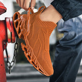  Blade Warrior Sneakers Men's Running Shoes Designer Jogging Sports Outdoor Sock Walking Footwear Mart Lion - Mart Lion