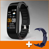 Sport Smart Watch Women Men's Smartwatch Bracelet Smart Clock  For Android IOS Ladies Male Fitness Tracker Trosmart Brand C5S MartLion add blue strap  