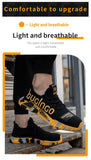 Breathable Security Men's Shoes Anti-smash Anti-puncture Work Steel Toe Cap Indestructible Anti Slip Protective MartLion   