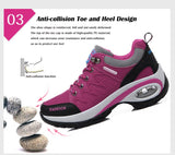  Women Air Cushion Athletic Walking Sneakers Breathable Gym Jogging Tennis Shoes Sport Lace Up Platform Zapatillas Mujer Mart Lion - Mart Lion