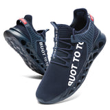 Men's Running Shoes Breathable Outdoor Sports Lightweight Sneakers for Women Tennis Mart Lion Blue 36 