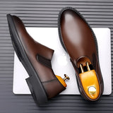 Italian Formal Shoes Mens Dress Shoes Business Leather Wedding Dress Man Oxford Shoes For Men MartLion   