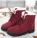 Women's Boots Snow Soft Shoes Woman Platform Ladies Shoes Casual Mid Women's High Boots Flat Winter Girls Boots MartLion