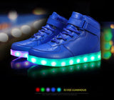 Children Glowing Sneakers Kid Luminous Sneakers for Boys Girls Led Women Colorful Sole Lighted Shoes Men's Usb Charging MartLion   