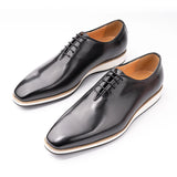 Luxury Oxford Men's Shoes Office Leather Handmade Casual Outdoor Sports Banquet Lace Up MartLion   
