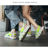 Classic Summer Sandals Men's Women Light Slip-on Platform Non-slip Beach Shoes Casual sandalias hombre MartLion   