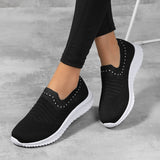 Ladies Handmade Solid Color Women Shoes Classic Casual Flat Heel Sneakers Non-slip Fashion Zapatos De Mujer Mart Lion   