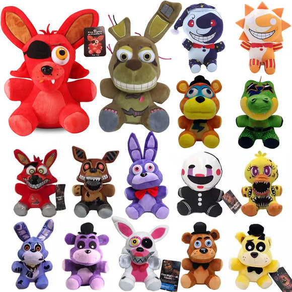 20cm Plush Toys  Animal Foxy Bonnie Bear Ribbit Stuffed Plush Toys In Stock Plush Birthday Gift For Kids MartLion   
