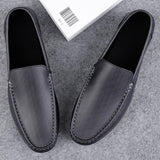 Super Soft Men&'s Moccasins Slip Loafers Flats Casual Footwear Microfiber Leather Shoes Mart Lion   