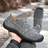 Outdoor Shoes Men Sneakers  Casual Men Shoes Suede Leather Shoe MartLion   