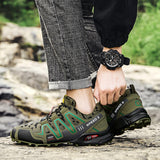 Luxury Outdoor Hiking Men's Sneakers Designer Non-Slip Waterproof Shoes Cozy Light Walking Trainers Baskets Homme Tenis Mart Lion   