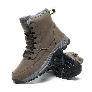Winter Casual Padded Cotton Shoes Non-slip Combat Boots Warm Snow Men's Sports Hiking Safety Work MartLion   