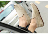 Suede Leather Men's Loafers Luxury Casual Shoes Boots Handmade Slipon Driving  Moccasins Zapatos Mart Lion   