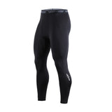 Men's Compression Pants Tights Cool Dry Leggings Sports Baselayer Running Tights Athletic Workout Active Shorts MartLion Long pants Black S 