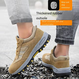 Mens Safety Boots Lightweight Anti-Smash Anti Piercing Steel Toe Work Shoes Summer Construction Site Indestructible Sneakers MartLion