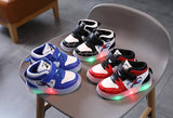 Children's Led Light Shoes Aoger Spiderman Boys Sneakers Girls Cartton Casual Breathable Kids Sport MartLion   