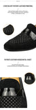  Casual Shoes Summer Men's Slip on Sapatos Masculino Erkek Loafers Moccasin Black One-step Shoes Breathable MartLion - Mart Lion
