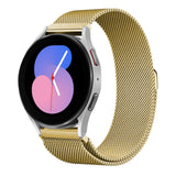 20mm 22mm Strap for Samsung Galaxy watch 4/5/6/5Pro 44mm/40mm/Active 2 Magnetic loop Bracelet Galaxy Watch 4/6 classic 46mm 42mm MartLion Gold Gear S3-Galaxy 46mm CHINA