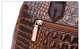 Women Handbag Genuine Leather Bags Crocodile Luxury Handbags Designer Crossbody Female Retro Tote Handbags Mart Lion   