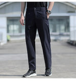 Men's Summer Pants Stretch Straight Leg Pants MartLion   