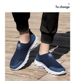 Men's Sneakers Lightweight Shoes Flat Slip On Walking Quick Drying Wading Loafers Summer Mart Lion   