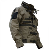 Military Tactical Jacket Men's Waterproof Wear-resistant Multi-pocket Bomber Jackets Outdoor Hiking Windproof Coat MartLion   
