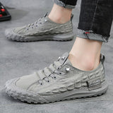 Man's Shoes Outdoor Sneakers Non-slip Light Casual Trainers Jogging Breathable Walking Running Mart Lion   