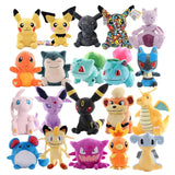 15-25cm Pokemon 40 Styles Dark Lightning Pikachu Pichu Cartoon Cute Anime Figure Stuffed Plush Dolls Pendant Toys Girl Kids Gift MartLion   