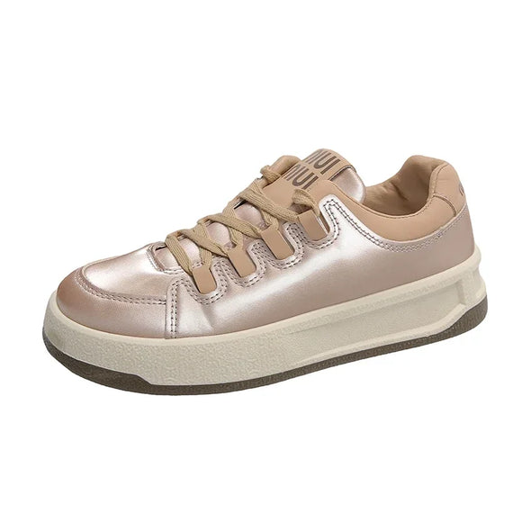 Style Women Sport Running Shoes Female Athletic Training Shoes Flats Bottom Lazy Gold Silver Trainers MartLion