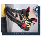 Children's Sneakers Kids Shoes Mecha Cartoons Sports Boys Girls Winter Leather Waterproof Casual Walking Mart Lion   