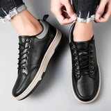 Shoes Men's Korean Casual Sweater Casual Safety Natural Walker Leather Tennis Sports MartLion   