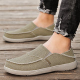 Men's Loafers Canvas Shoes Casual Sneakers Slip On Footwear Mart Lion   