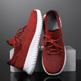 Men's casual sports shoes Breathable Gym Light walking casual MartLion Red 39 