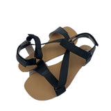 Summer  Barefoot Leather Flat Sandals For Women Men's Shoes With Soft Sole Light Weight MartLion   