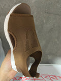 Women Summer Mesh Casual Sandals Ladies Wedges Outdoor Shallow Platform Shoes Slip-On Light Comfort MartLion   