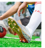 Men's Women Professional Football Boots Long Spikes Match Sport Training Non-Slip Ultralight MartLion   