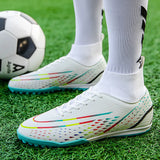 Football Boots Men's TF FG Soccer Shoes Training Outdoor Non-Slip Sports Sneakers Kids Teenagers Children MartLion   
