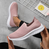 Ladies Handmade Solid Color Women Shoes Classic Casual Flat Heel Sneakers Non-slip Fashion Zapatos De Mujer Mart Lion   