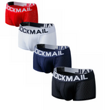 4PCS/Lot Boxer Men's Mesh Breathable Men's Underwear Shorts Panties Boxer Underpants MartLion JM442Mixed4PCS M 