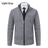 Vintage Knitted Cardigan Jackets Men's Winter Casual Long Sleeve Turn-down Collar Sweater Coats Autumn Outerwear MartLion   