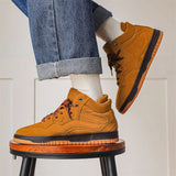 Autumn Flat Men's Casual Sneakers Board Shoes Couples High-top zapatillas de hombre MartLion   