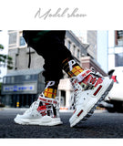 Men's Shoes Sneakers Platform Breathable Lightweight Red Basket Homme Mandarin Duck Luxury Brand Summer MartLion   