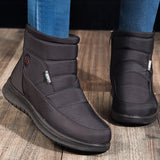 Women's Boots Trend Winter Waterproof Winter Shoes Fur Botas Mujer Lightweight MartLion black 36 