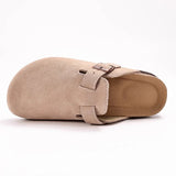 Women Classic Platform Clogs Slippers Girls Suede Clogs Slippers Thick Soles Cork MartLion   