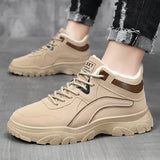 Casual Board Shoes Padded Warm Work Cotton Non-slip Snow Boots Trend Men's Sneakers MartLion   