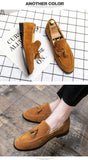 Summer Men's Suede Tassel Leisure Shoes Italy Style Soft Moccasins Loafers Flats Driving MartLion   