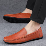 Super Soft Men&'s Moccasins Slip Loafers Flats Casual Footwear Microfiber Leather Shoes Mart Lion   