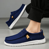 Men Casual Shoes Slip on Canvas Loafers  Walking Flats  Man  Non Slip Soft Moccasins Sneakers Summer MartLion   