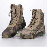 Camouflage Men's Boots Work Shoes Desert Tactical Military Autumn Winter Special Force Army MartLion brown2 39 