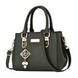Handbags Women Shoulder Bags Casual Leather Messenger Bag Large Capacity Handbag Promotion MartLion Green One Size CHINA